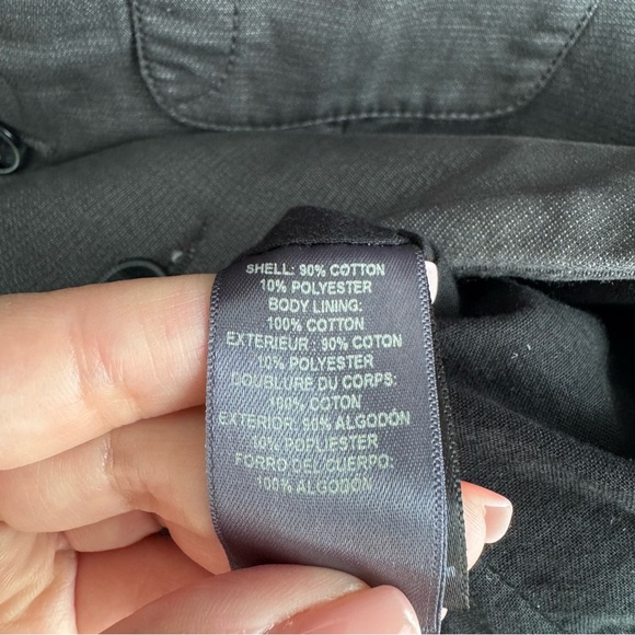 Kenneth Cole Gray and Black Button-Up Vest Adjustable Back Waist Size L - Picture 4 of 4